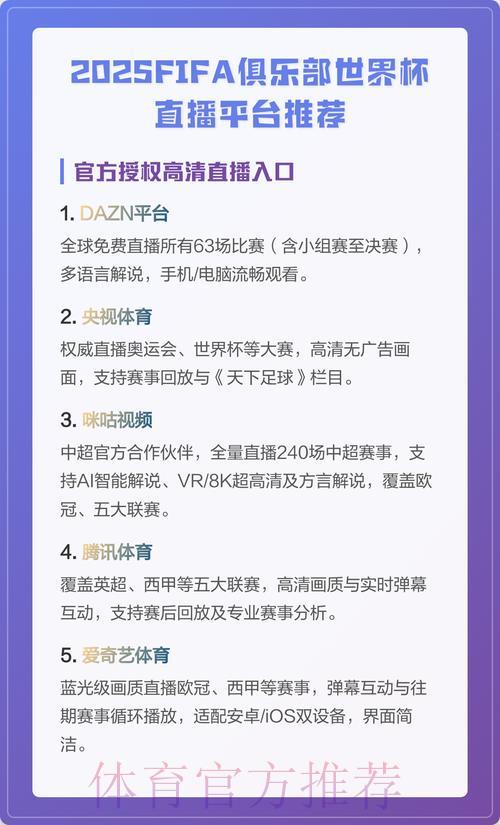 精选免费收看世界杯直播的最佳平台推荐 精选免费收看世界杯直播的最佳平台推荐
